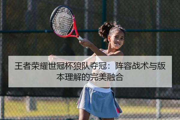 王者荣耀世冠杯狼队夺冠：阵容战术与版本理解的完美融合